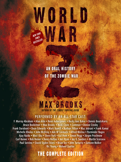 Max Brooks创作的World War Z作品的详细信息 - 可供借阅
